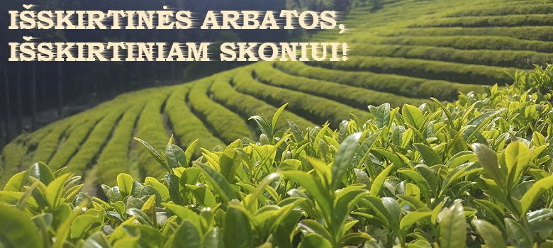 IŠSKIRTINĖS ARBATOS - IŠSKIRTINIAM SKONIUI!