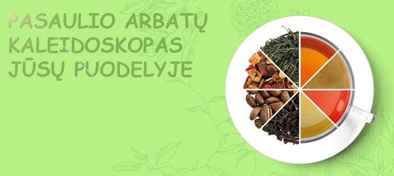 PASAULIO ARBATŲ KALEIDOSKOPAS!