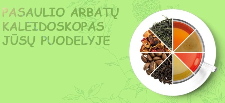 PASAULIO ARBATŲ KALEIDOSKOPAS!