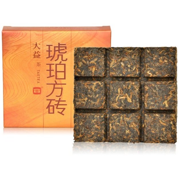 Ripe Pu-Erh (Menghai Classic: AMBER SQUARE / 2022, 2014, 2013 m.) arbata (60 g.)