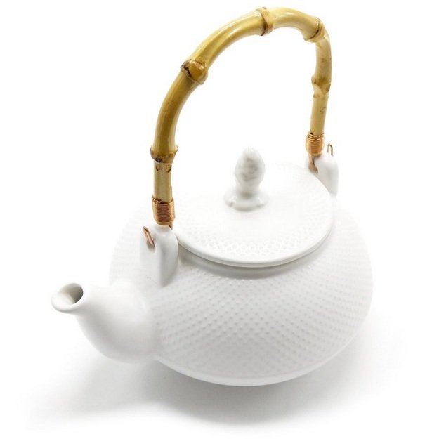 Porcelianinis arbatinukas ir 4 pialos (1000 ml.)