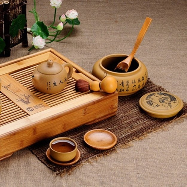 Bambukinis arbatos samtelis