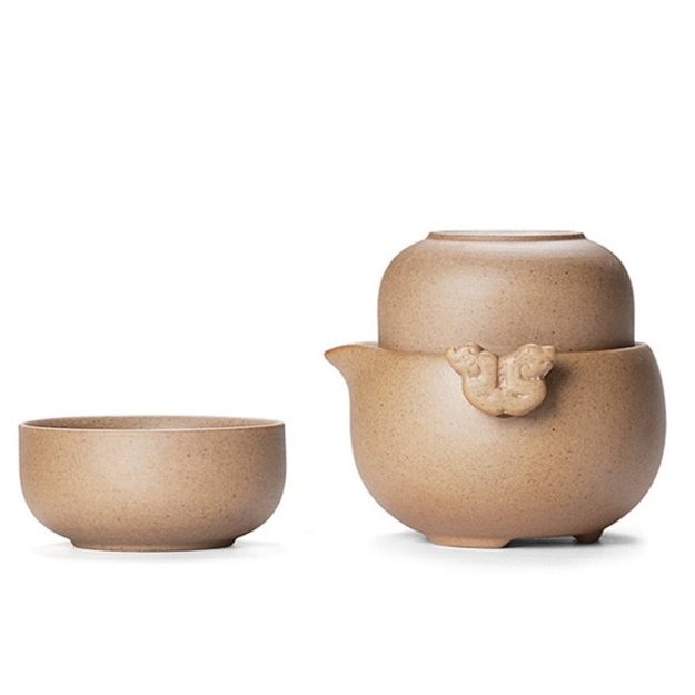 Keramikinis Gaivanis ir 2 pialos (180 ml)