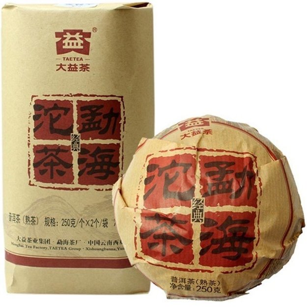 Ripe Pu-Erh (Menghai Classic: DAYI / 2015 m.) arbata (250 g.)