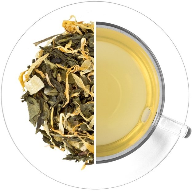 SENCHA žalioji arbata ANANASAS - KIVIS