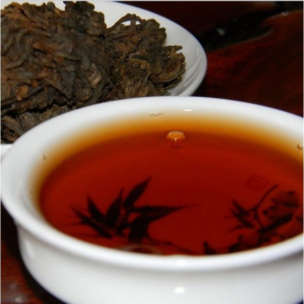 MENGHAI LAO CHA TOU Ripe Pu-Erh (2003 m.) arbata