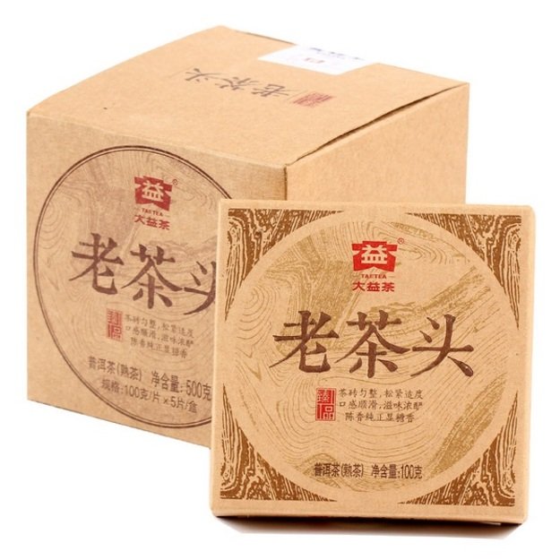 Ripe Pu-Erh (Menghai Classic: LAO CHA TOU / 2014 m.) arbata (100 g.)