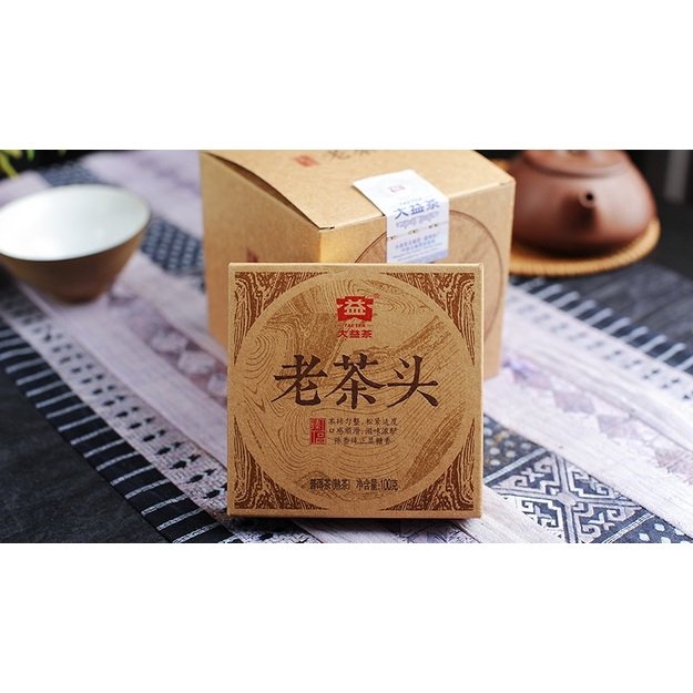 Ripe Pu-Erh (Menghai Classic: LAO CHA TOU / 2014 m.) arbata (100 g.)