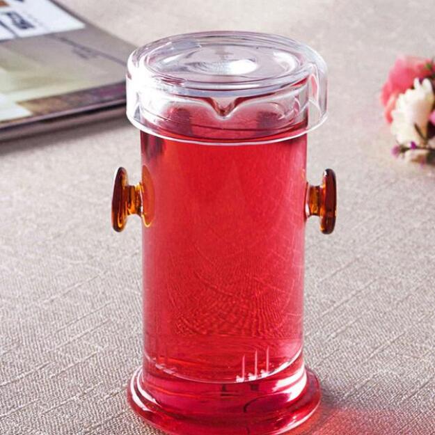 Stiklinis Kung Fu arbatos puodelis su filtru (225 ml.)