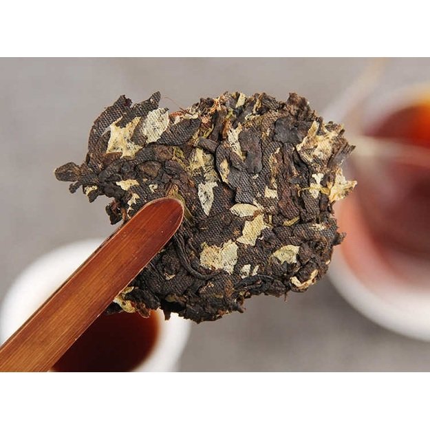 Ripe Pu-Erh (su JAZMINŲ ŽIEDAIS / 2021 m.) arbata (100 g.)