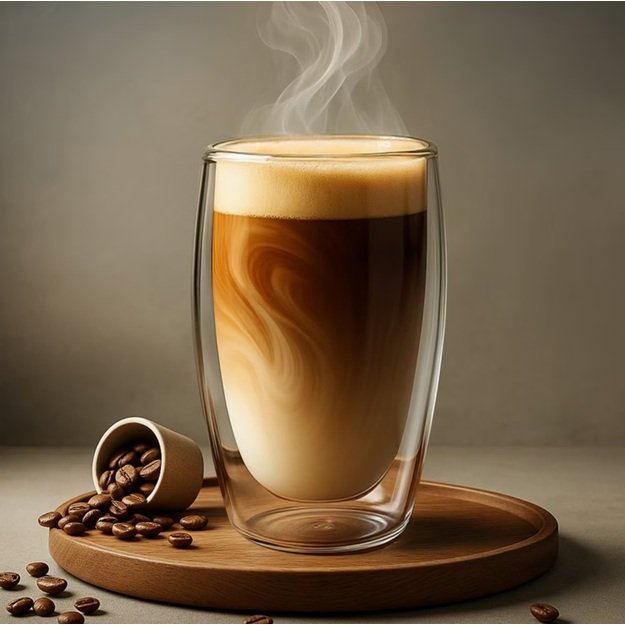 Dvigubo stiklo stiklinė CAPPUCCINO (2 vnt.) 6