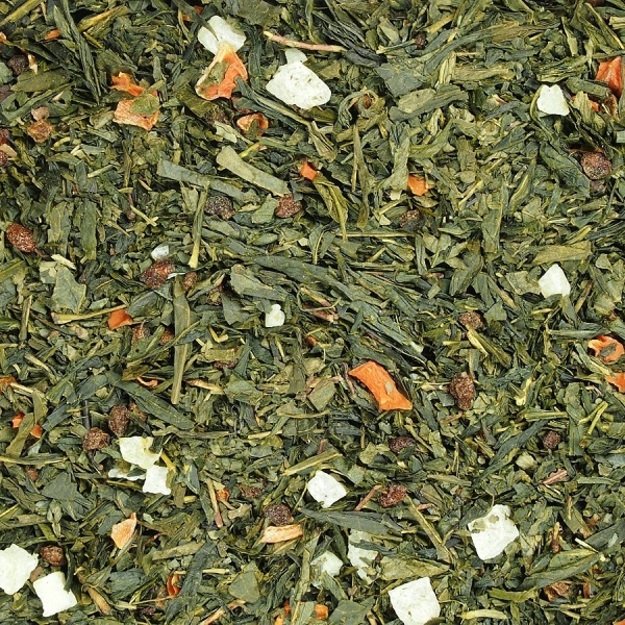 SENCHA žalioji arbata ŠALTALANKIAI - ANANASAS
