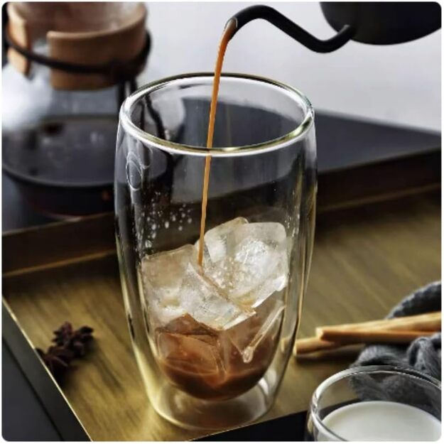 Dvigubo stiklo stiklinė LATTE (2 vnt.) 1