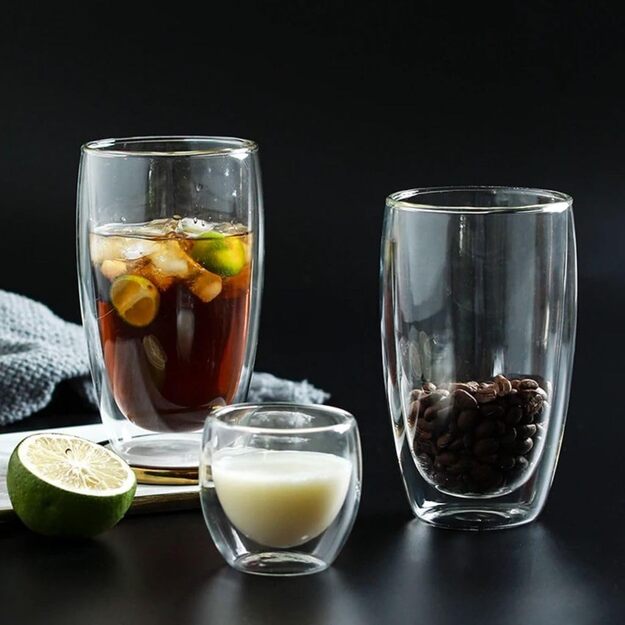 Dvigubo stiklo stiklinė LATTE (2 vnt.) 2
