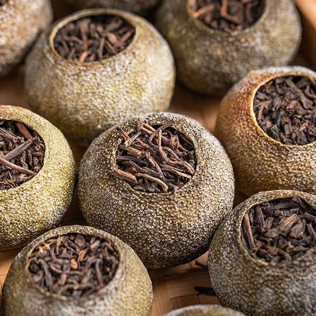 Ripe Pu-Erh (2025 m.) arbata MANDARINE (8 g.) 2