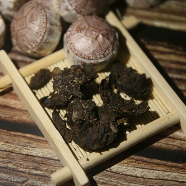 Ripe Pu-Erh (su LIPNIAIS RYŽIAIS / 2015 m.) arbata