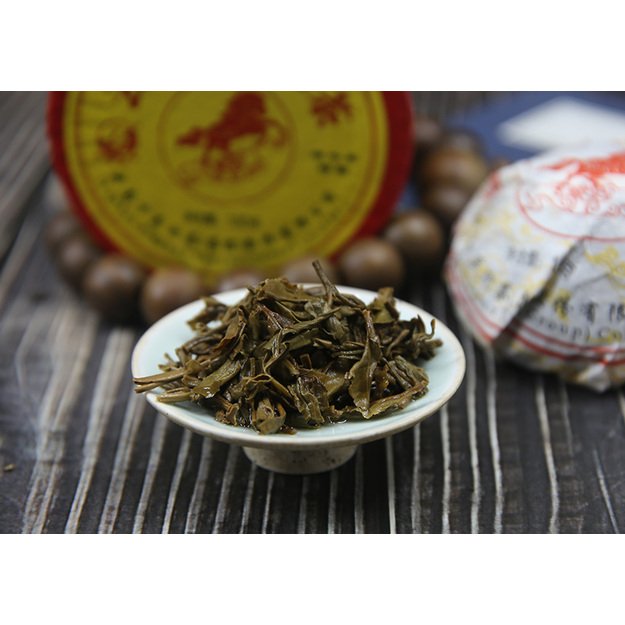 Raw Pu-Erh (Xiaguan Classic: THE YEAR OF HORSE / 2014 m.) arbata (100 g.)