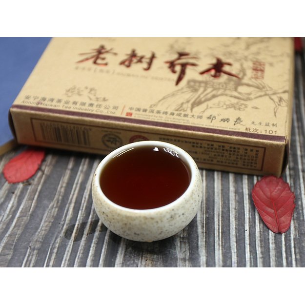 Ripe Pu-Erh (Haiwan Classic: LAO SHU QIAO MU / 2010 m.) arbata (250 g.)