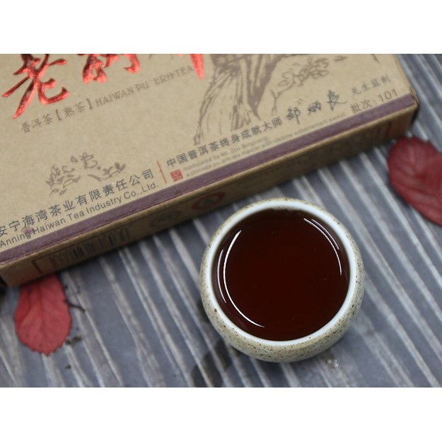 Ripe Pu-Erh (Haiwan Classic: LAO SHU QIAO MU / 2010 m.) arbata (250 g.)