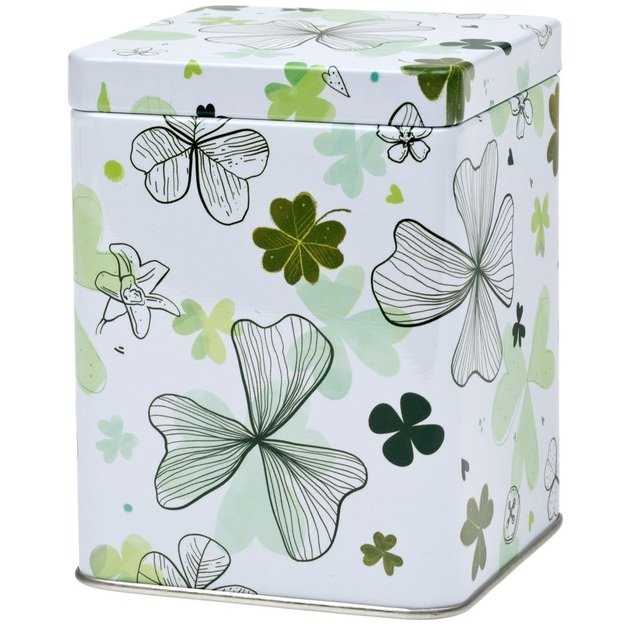 Skardinė dėžutė arbatai KETURLAPIS DOBILAS