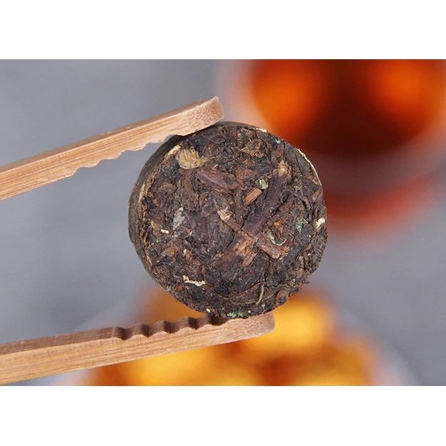 Ripe Pu-Erh (su LIPNIAIS RYŽIAIS / 2019 m.) arbata (500 g.)