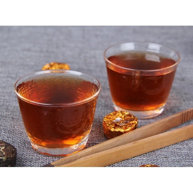 Ripe Pu-Erh (su LIPNIAIS RYŽIAIS / 2019 m.) arbata (500 g.)